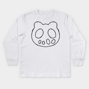 C CONTROL - The Money and Soul of Possibility - Kimimaro Yoga Hoodie Logo Design (Black Line Art) Kids Long Sleeve T-Shirt